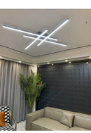 GobekUsa Modern Black LED Chandelier Lights for Bedroom and Living Room
