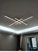 GobekUsa Modern Black LED Chandelier Lights for Bedroom and Living Room