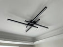 GobekUsa Modern Black LED Chandelier Lights for Bedroom and Living Room