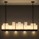 GobekUsa Glass LED Chandelier - Stylish Lighting for Home Decor & Dining Room