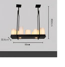 GobekUsa Glass LED Chandelier - Stylish Lighting for Home Decor & Dining Room