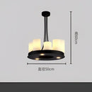 GobekUsa Glass LED Chandelier - Stylish Lighting for Home Decor & Dining Room