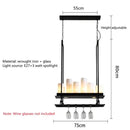 GobekUsa Glass LED Chandelier - Stylish Lighting for Home Decor & Dining Room