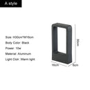 GobekUsa 10W LED Garden Light IP65 Waterproof Modern Aluminum Lawn Lamp