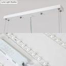 GobekUsa Modern LED Pendant Ceiling Light in Black - Multiple Sizes & Light Options Available