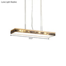 GobekUsa Modern LED Pendant Ceiling Light in Black - Multiple Sizes & Light Options Available