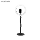 GobekUsa Black LED Make-Up Lamp with Phone Holder and Flash Light
