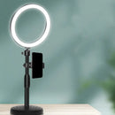 GobekUsa Black LED Make-Up Lamp with Phone Holder and Flash Light