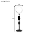 GobekUsa Black LED Make-Up Lamp with Phone Holder and Flash Light