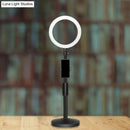 GobekUsa Black LED Make-Up Lamp with Phone Holder and Flash Light