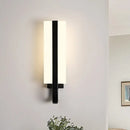 GobekUsa Modern LED Black Wall Sconce Light Fixture for Living Room - Minimalistic Metal Design, White/Warm Light
