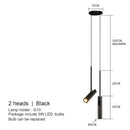GobekUsa Adjustable LED Spotlight Chandelier for Bedroom and Living Room