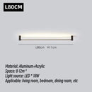 GobekUsa LED Strip Wall Lamp for Living Room Bedroom Ceiling, Modern Minimalist Atmosphere