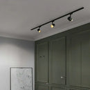 GobekUsa Black Aluminum LED Track Spotlight - Adjustable Luxury Ceiling Light Display