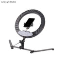 GobekUsa Modern Black LED USB Fill-in Flash Lamp with Metallic Shade