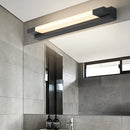 GobekUsa Modern Black LED Vanity Mirror Light Wall Mounted Lamp - Simple Straight Design with Warm/White Light