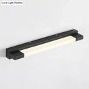 GobekUsa Modern Black LED Vanity Mirror Light Wall Mounted Lamp - Simple Straight Design with Warm/White Light