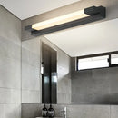 GobekUsa Modern Black LED Vanity Mirror Light Wall Mounted Lamp - Simple Straight Design with Warm/White Light
