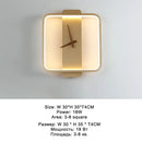 GobekUsa LED Wall Clock Lamp Indoor Light Fixture Home Decor Bedroom Living Room