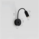 GobekUsa Adjustable Focus LED Wall Lamp with Dimming Switch