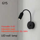 GobekUsa Adjustable Focus LED Wall Lamp with Dimming Switch