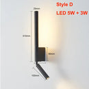 GobekUsa LED Wall Lamp: Modern Bedside Reading Light for Bedroom, Bathroom & Indoor Décor