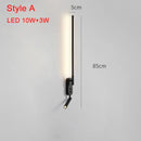GobekUsa LED Wall Lamp: Modern Bedside Reading Light for Bedroom, Bathroom & Indoor Décor
