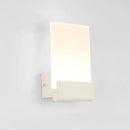 Modern black led wall lamp with frosted glass for bedroom by Decorbites
