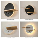 GobekUsa LED Wall Lamp with USB Charging Port and Switch - Indoor Lighting for Bedside