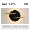 GobekUsa LED Wall Lamp with USB Charging Port and Switch - Indoor Lighting for Bedside