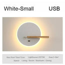 GobekUsa LED Wall Lamp with USB Charging Port and Switch - Indoor Lighting for Bedside