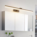 GobekUsa Modern Black LED Wall Light with Acrylic Shade - Streamlined Vanity Lighting in Warm/White Light