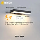 GobekUsa Dusk Dawn Motion Sensor Outdoor Wall Light Modern Sconces for House Garage Balcony
