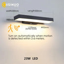 GobekUsa Dusk Dawn Motion Sensor Outdoor Wall Light Modern Sconces for House Garage Balcony
