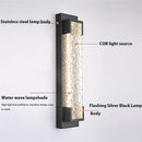 GobekUsa Dimmable LED Stainless Steel Outdoor Wall Sconce for Villa Garage Garden Courtyard
