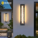 GobekUsa Dimmable LED Stainless Steel Outdoor Wall Sconce for Villa Garage Garden Courtyard