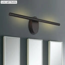 GobekUsa Modern LED Wall Sconce in Black with Acrylic Shade for Bathroom Lighting - 21.5"/28"/36" Wide