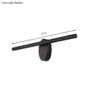 GobekUsa Modern LED Wall Sconce in Black with Acrylic Shade for Bathroom Lighting - 21.5"/28"/36" Wide
