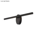 GobekUsa Modern LED Wall Sconce in Black with Acrylic Shade for Bathroom Lighting - 21.5"/28"/36" Wide