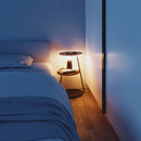 GobekUsa LED Wood Shelf Floor Lamp for Bedroom Living Study Room