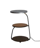 GobekUsa LED Wood Shelf Floor Lamp for Bedroom Living Study Room