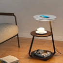 GobekUsa LED Wood Shelf Floor Lamp for Bedroom Living Study Room