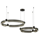 GobekUsa Light Luxury Circle LED Living Room Chandelier
