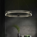 GobekUsa Light Luxury Circle LED Living Room Chandelier