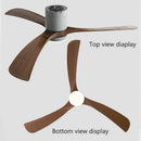 GobekUsa 46-Inch Modern Black Ceiling Fan Light with Remote Control