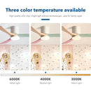 GobekUsa 46-Inch Modern Black Ceiling Fan Light with Remote Control