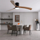 GobekUsa 46-Inch Modern Black Ceiling Fan Light with Remote Control