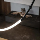 GobekUsa Leda Black Line Chandelier: Stylish Luminaire for Dining & Living Room; Stairwell Lighting