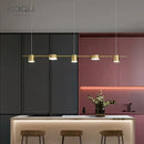 GobekUsa Dimmable LED Ceiling Chandelier for Living Room, Dining, Kitchen - Modern Hanging Light