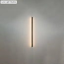 GobekUsa Sleek Black LED Wall Sconce for Hallways - Linear Flush Mount Design